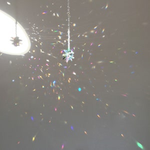 Suncatcher for Windows, Rainbow Light Catcher, AB Crystals, Car Rear View Mirror Pendant, Gift for Mother's Day